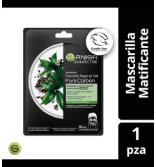 GARNIER MASCARILLA TELA CARBON SACHET 32G