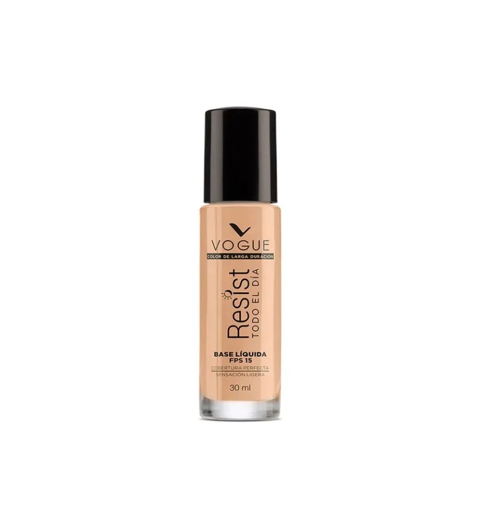 VOGUE BASE DE MAQUILLAJE RESISTENTE FPS 15 AVELLANA