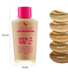 VOGUE BASE DE MAQUILLAJE EFECTO TOTAL 6 PIEL