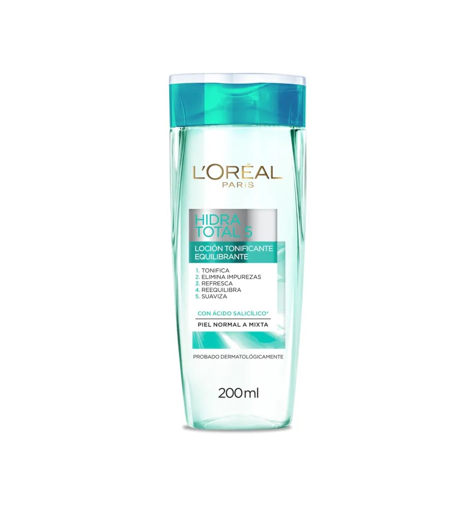 LOREAL LOCION TONIFICANTE H. TOTAL 5 EQUILIBRANTE X200ML LOREAL LOCION TONIFICANTE H. TOTAL 5 EQUILIBRANTE X200ML