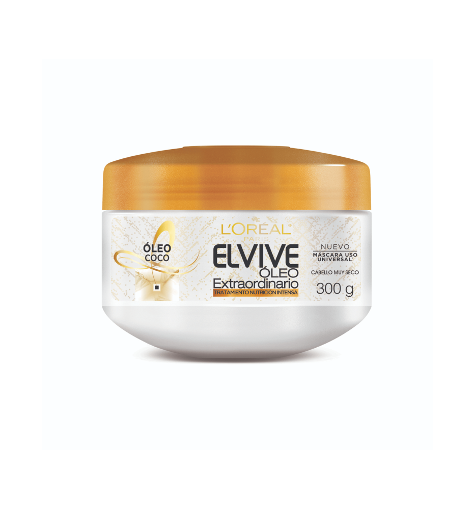 ELVIVE MASC.TRAT OLEO COCO X300G ELVIVE MASC.TRAT OLEO COCO X300G