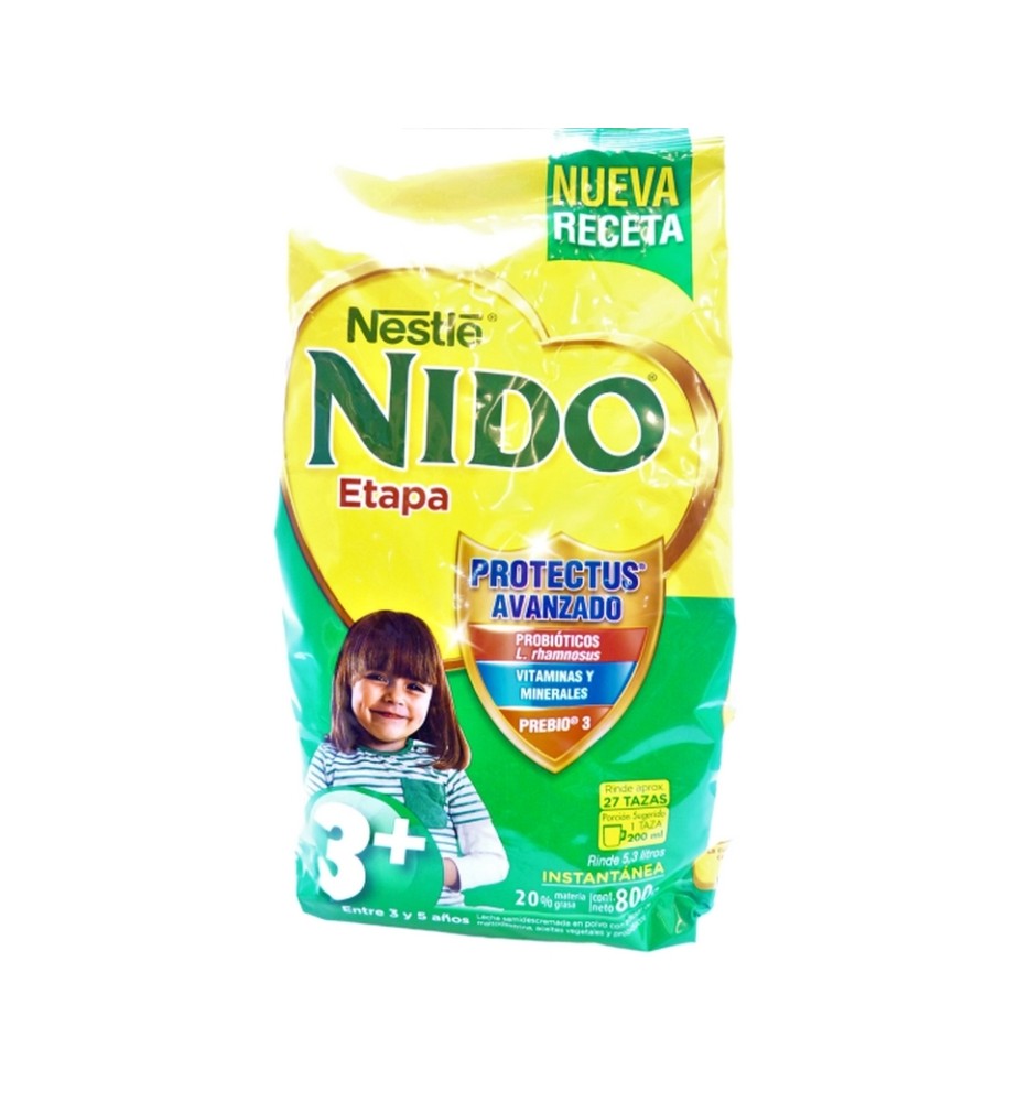NIDO ETAPA 3+PRO.BOL.800G NIDO ETAPA 3+PRO.BOL.800G