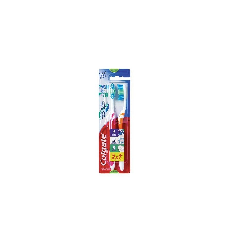CEP COLGATE TRIPL.ACC.MEDIUM X2 CEP COLGATE TRIPL.ACC.MEDIUM X2
