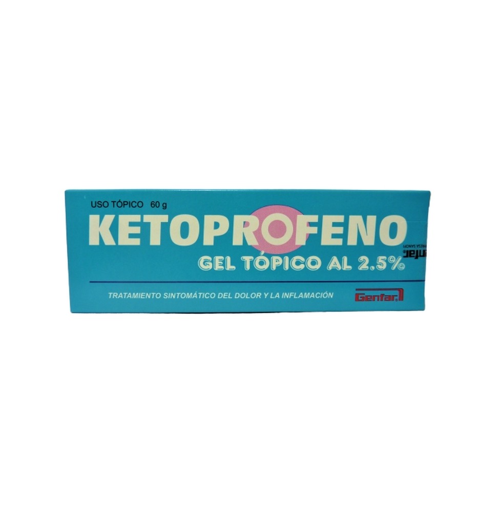 KETOPROFENO 2.5% X 60 G GEL KETOPROFENO 2.5% X 60 G GEL