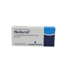 NEFERSIL 125 MG X10 COMPRIMIDOS RECUBIERTOS