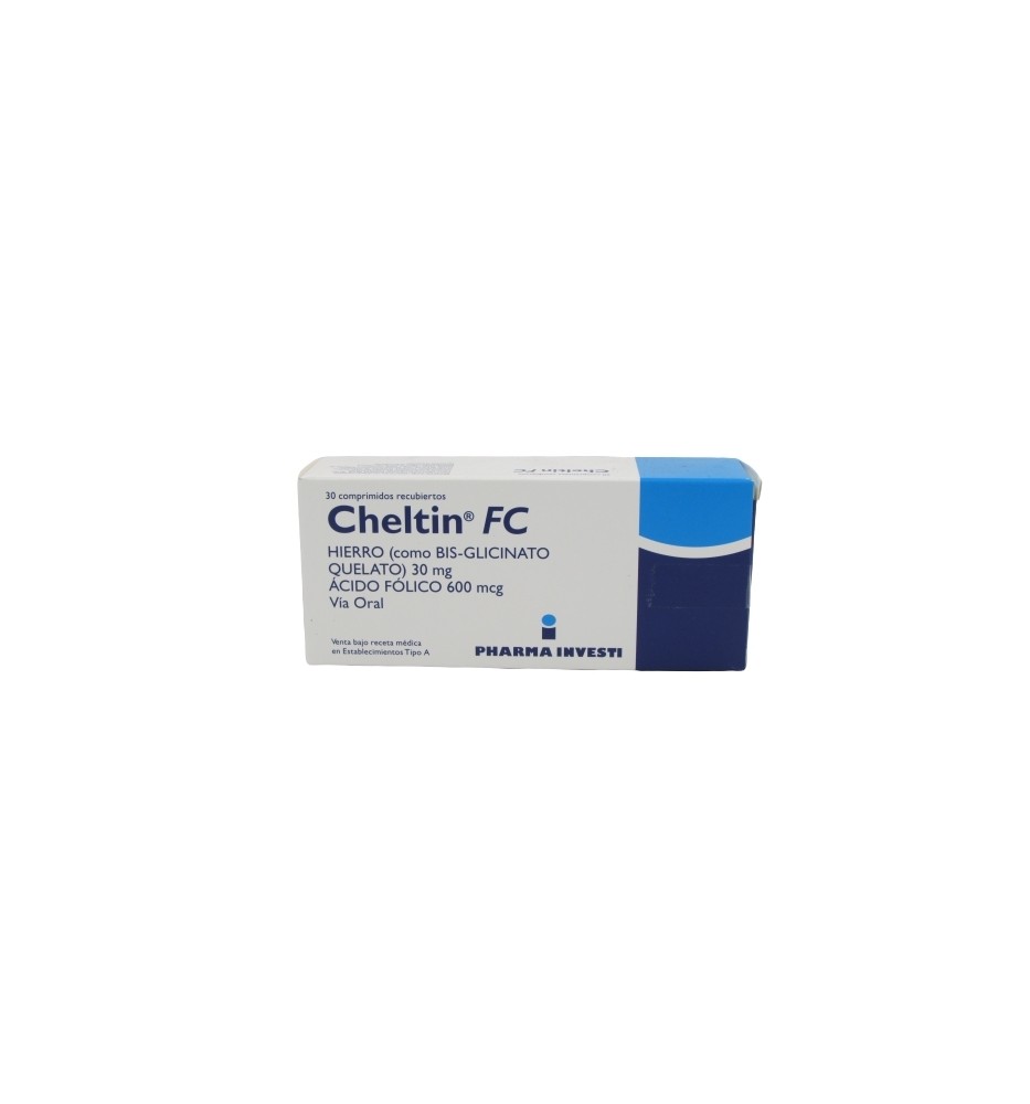 CHELTIN FC 30 COMPRIMIDO X30 COMPRIMIDOS CHELTIN FC 30 COMPRIMIDO X30 COMPRIMIDOS