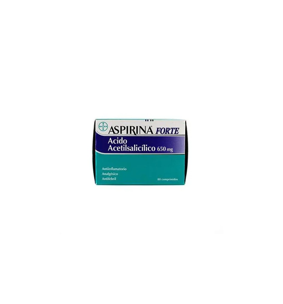 ASPIRINA FORTE 650 MG X 80 COMPRIMIDOS ASPIRINA FORTE 650 MG X 80 COMPRIMIDOS