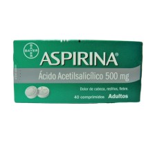 ASPIRINA 500 MG 500MG X40 TABLETAS