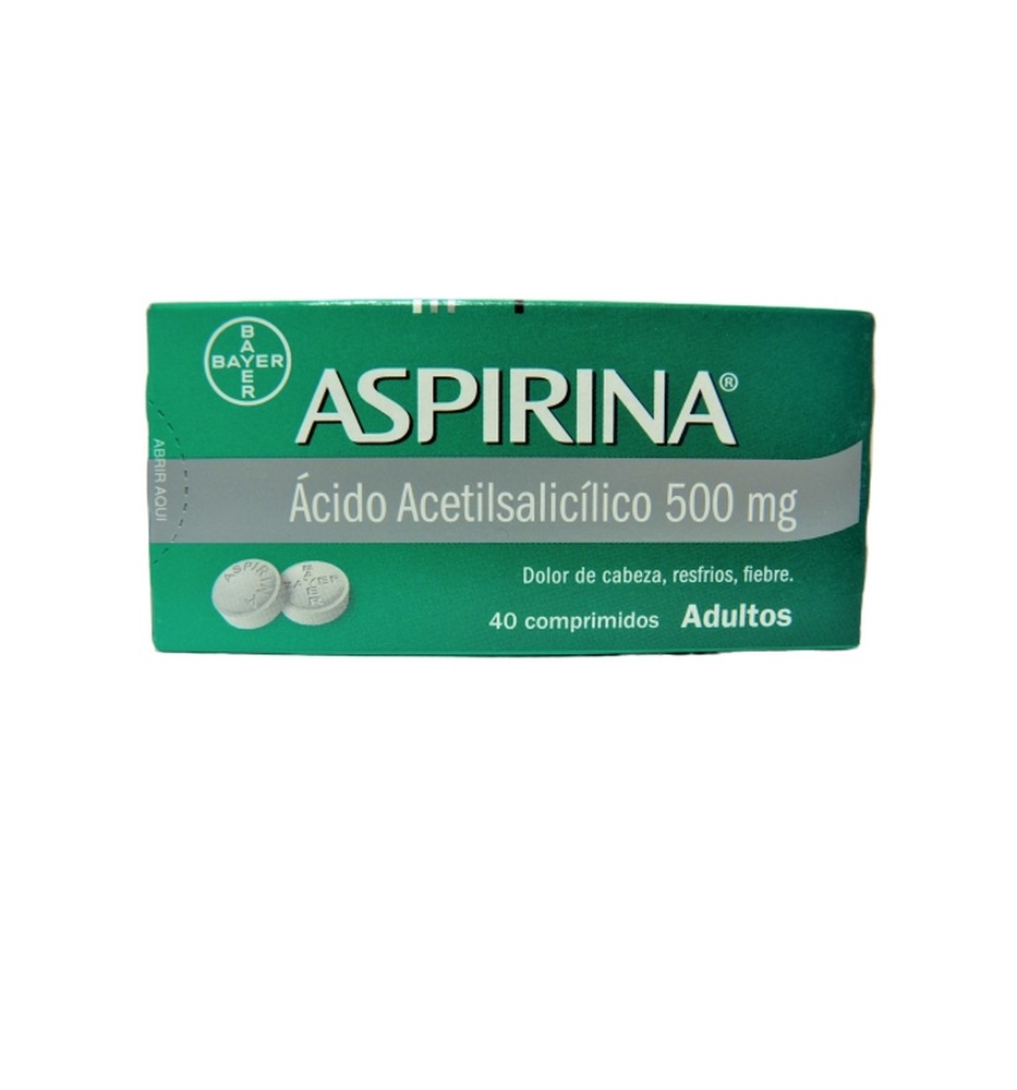 ASPIRINA 500 MG 500MG X40 TABLETAS