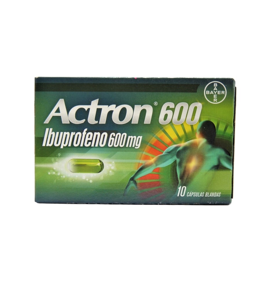 ACTRON 600 MG X 10 CAPSULAS BLANDAS ACTRON 600 MG X 10 CAPSULAS BLANDAS