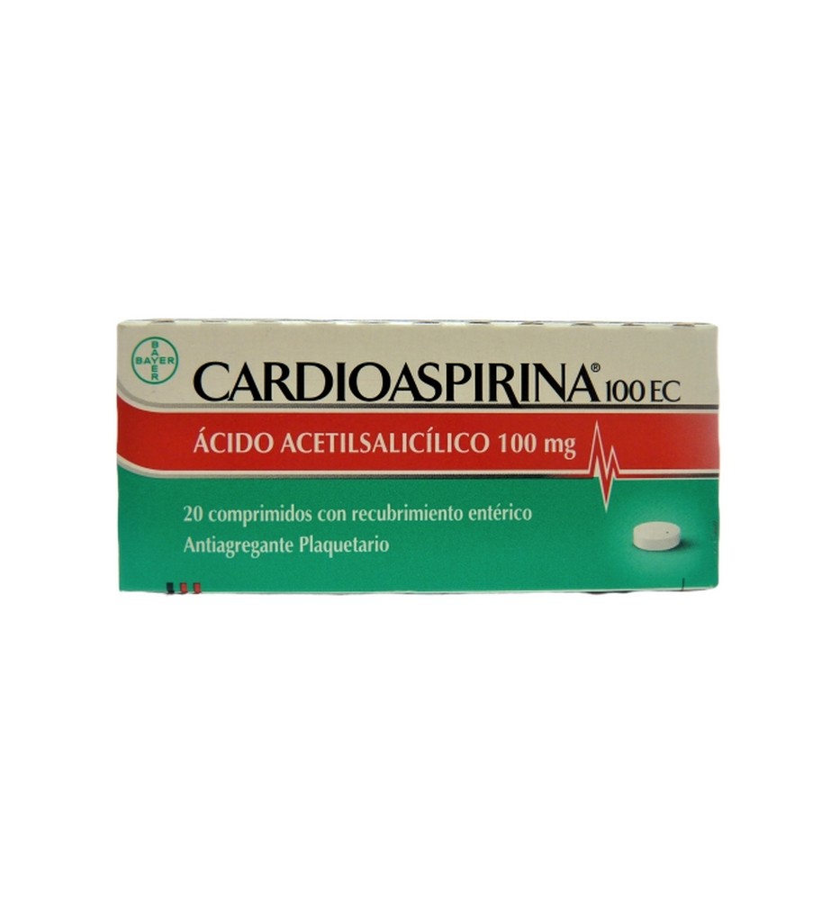 CARDIOASPIRINA EC 100 MG X 20 COMPRIMIDOS