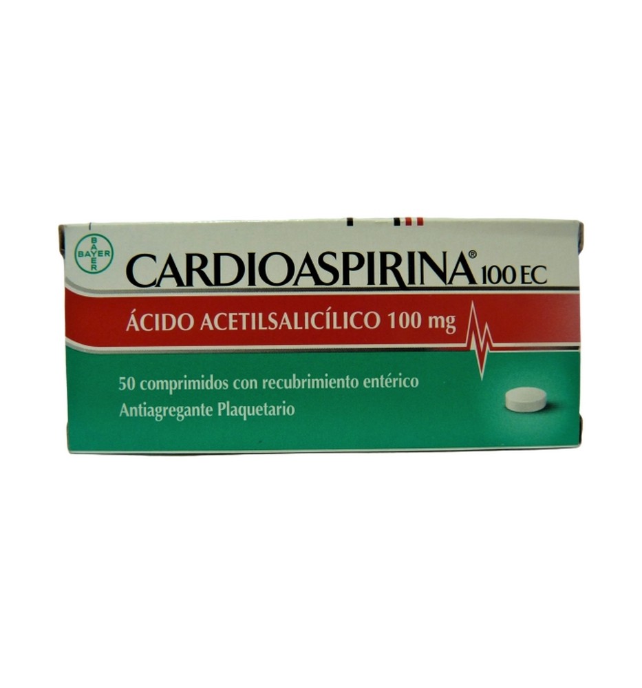CARDIOASPIRINA EC 100 MG X 50 COMPRIMIDOS