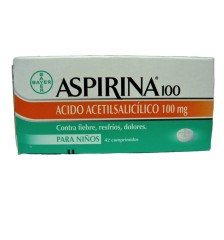 ASPIRINA PEDIATRICO 100 MG X 42 COMPRIMIDOS