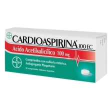 CARDIOASPIRINA EC 100 MG X 50 COMPRIMIDOS