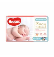 HUGGIES PAÑAL BEBE RECIEN NACIDO X20