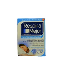 RESPIRA MEJOR PIEL SECA/ SENSIBLE X 10 TIRAS