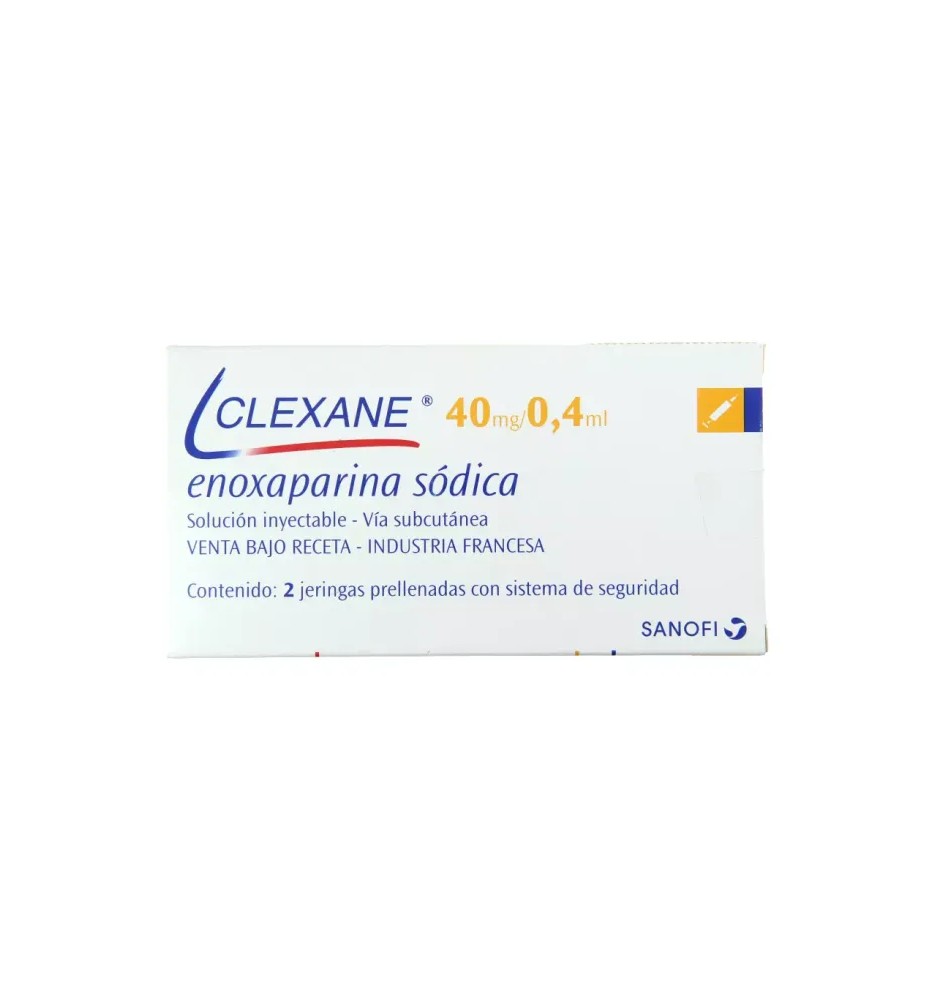 CLEXANE 40 MG / 0.4 ML X 2 JERINGAS 