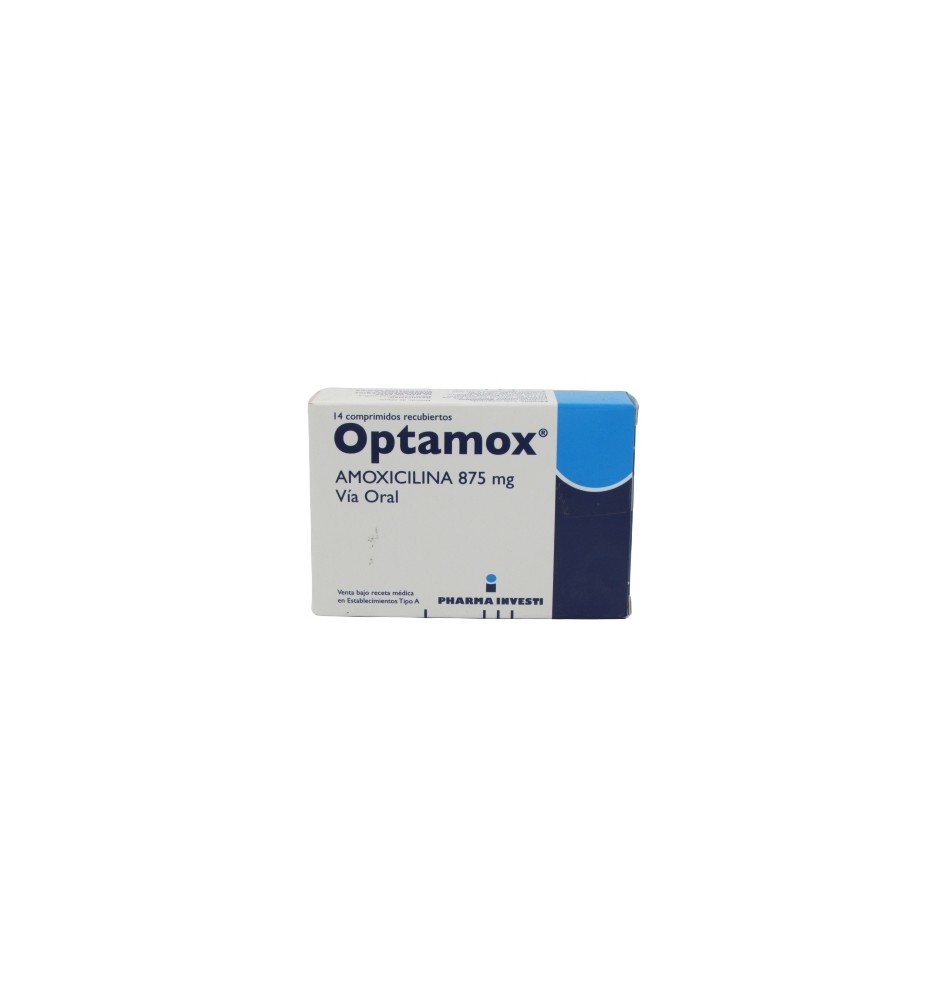 OPTAMOXAMOX ICILINA 875MG X14 COMPRIMIDOS OPTAMOXAMOX ICILINA 875MG X14 COMPRIMIDOS