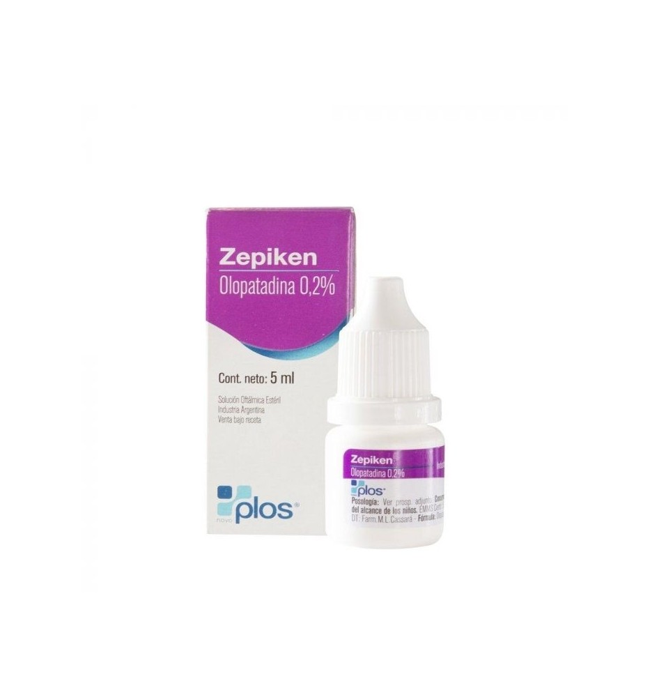 ZEPIKEN SOLUCION OFTALMICA 0.2% 5ML X5 ZEPIKEN SOLUCION OFTALMICA 0.2% 5ML X5