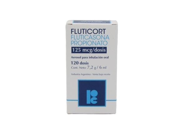 FLUTICORT 125 MCG X 120 DOSIS AEROSOL PARA INHALACION