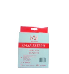 APOSITO GASA ESTERIL 10X10 CM X5U