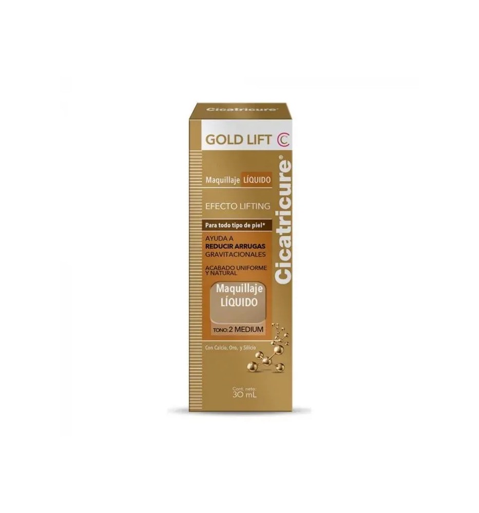 CICATRICURE GOLD LIFT MAQUILLAJE MEDIUM CICATRICURE GOLD LIFT MAQUILLAJE MEDIUM