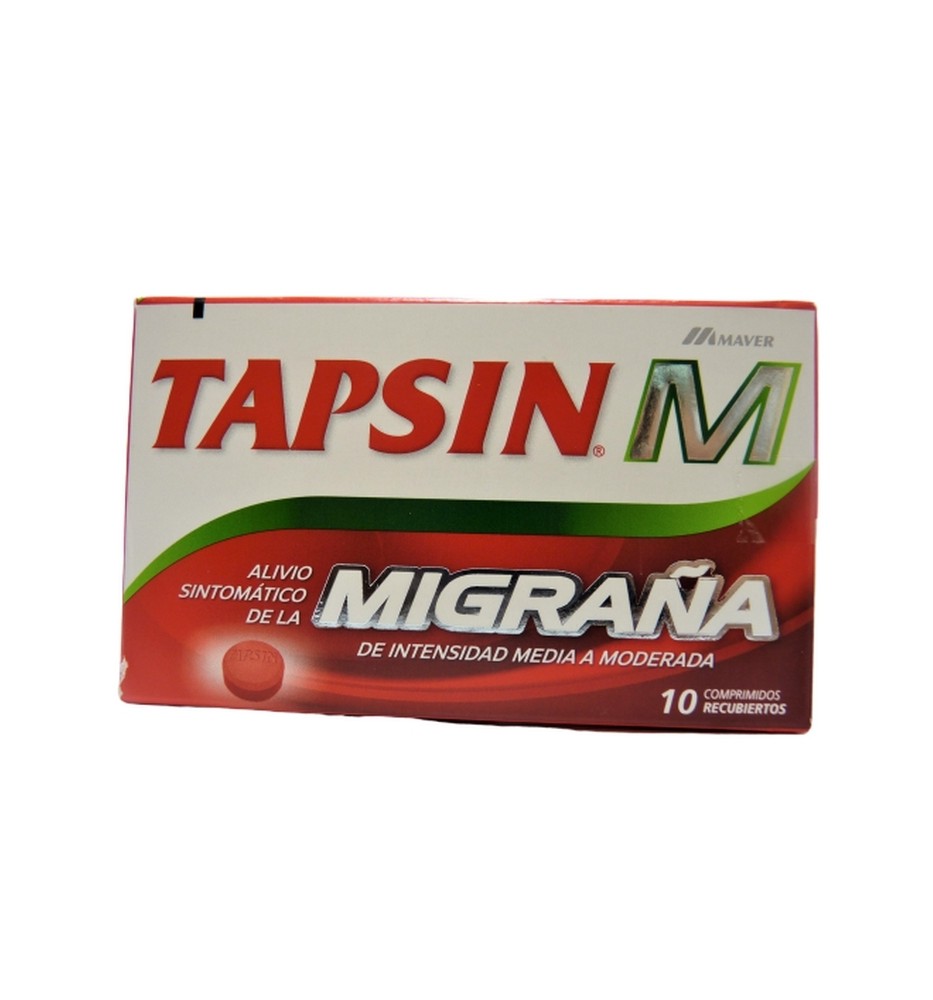 TAPSIN M X10 COMPRIMIDOS RECUBIERTOS