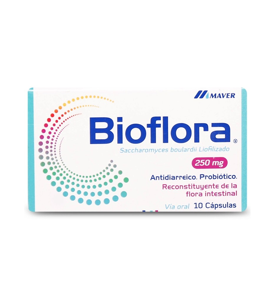BIOFLORA 250MG X10 CAPSULAS