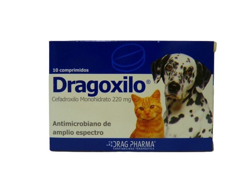 DRAGOXILO PERROS-GATOS 220 MG X 10 COMPRIMIDOS