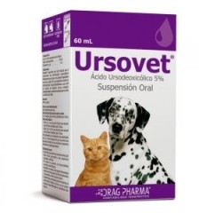 URSOVET SUSPENSION 5% 60ML X60