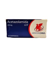 ACETAZOLAMIDA 250 MG X 20 COMPRIMIDOS