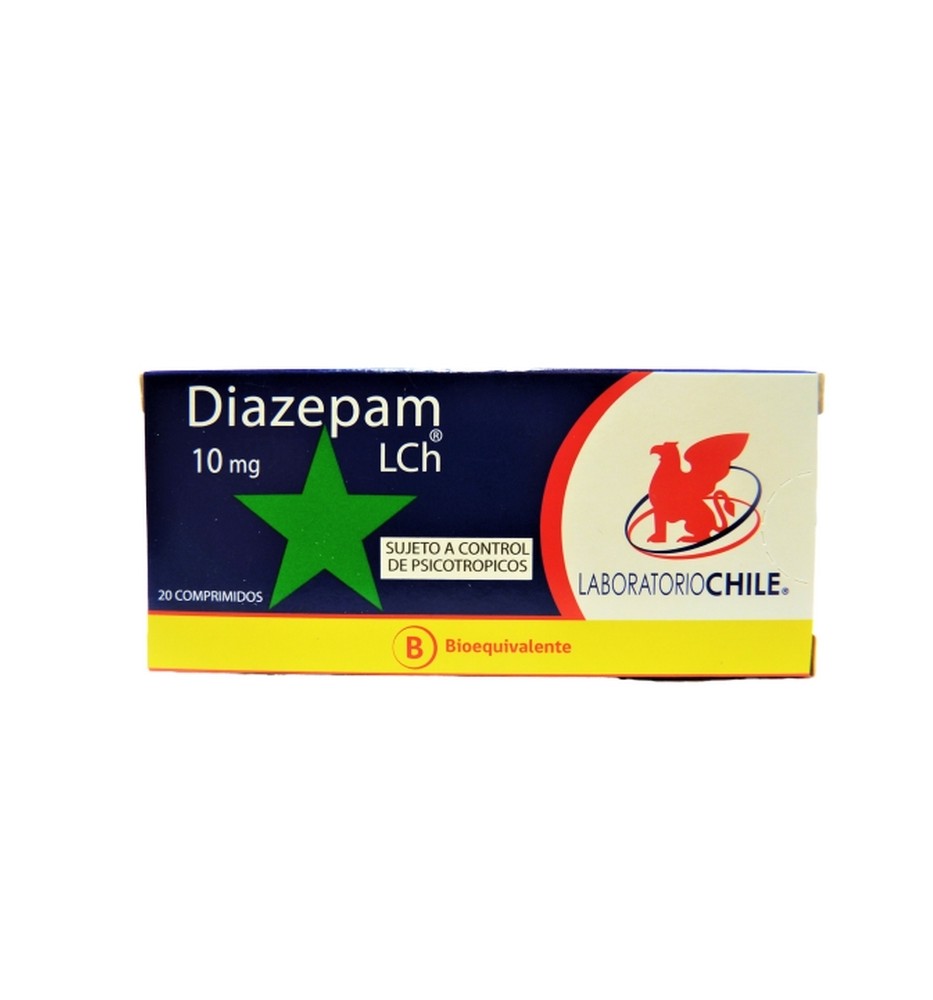 DIAZEPAM 10MG X20 COMPRIMIDOS DIAZEPAM 10MG X20 COMPRIMIDOS