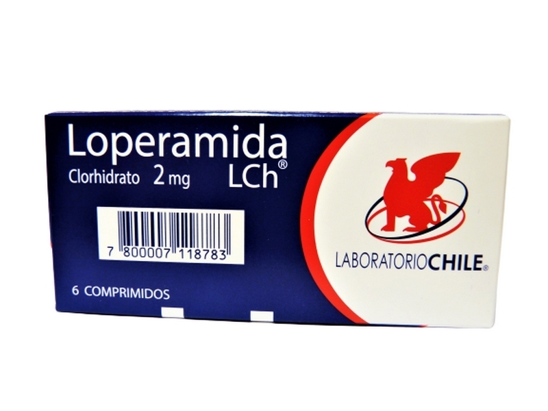 LOPERAMIDA 2 MG X6 COMPRIMIDOS