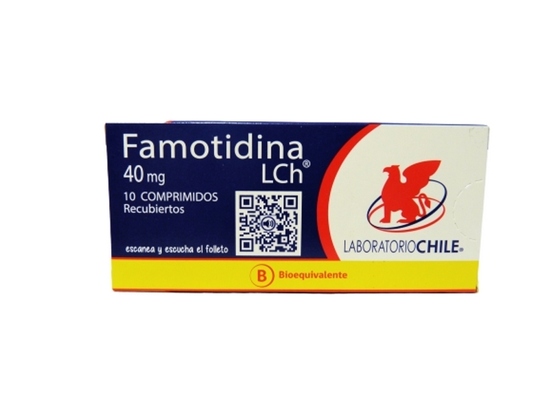 FAMOTIDINA 40 MG X10 COMPRIMIDOS