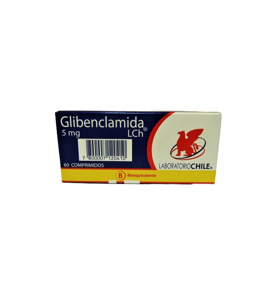 GLIBENCLAMIDA 5MG X60 COMPRIMIDOS