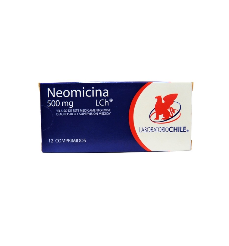 NEOMICINA 500MG X12 COMPRIMIDOS