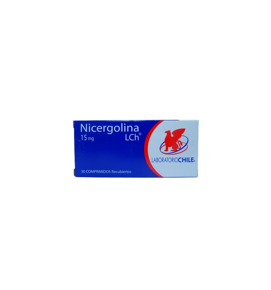 NICERGOLINA 15MG X30 COMPRIMIDOS