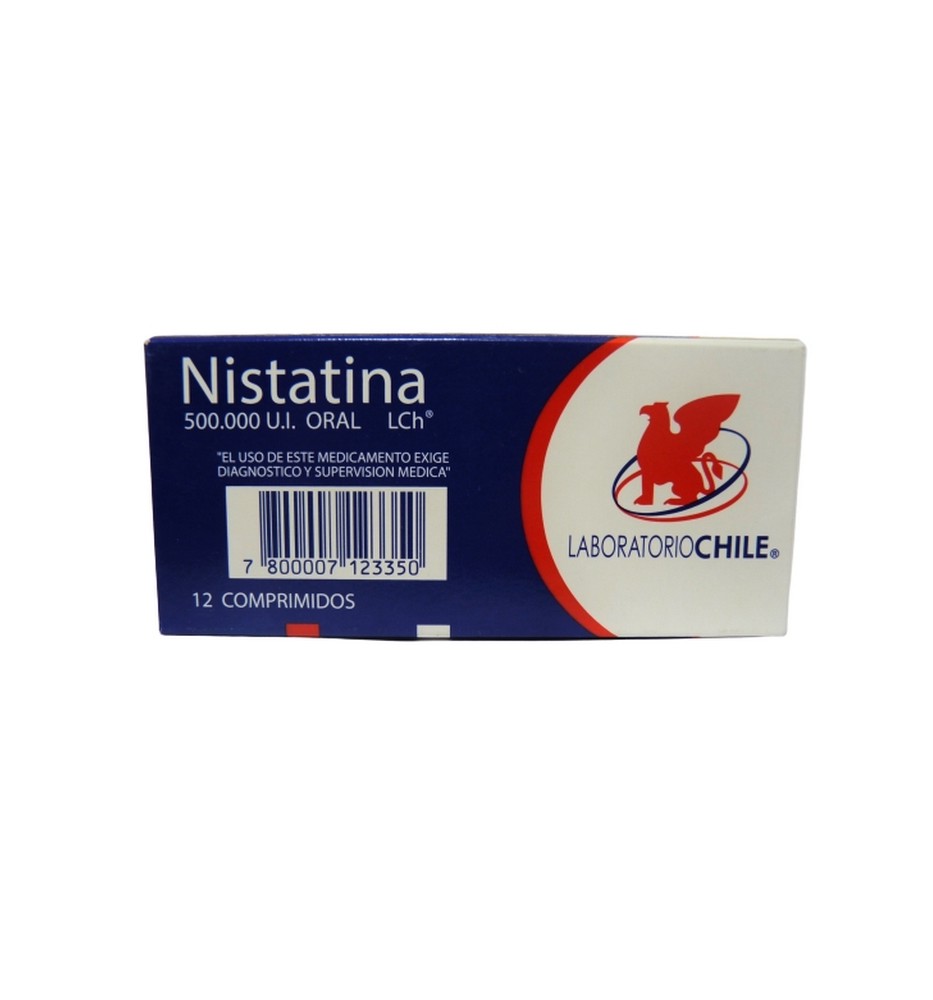 NISTATINA 500000 UI X12 COMPRIMIDOS NISTATINA 500000 UI X12 COMPRIMIDOS
