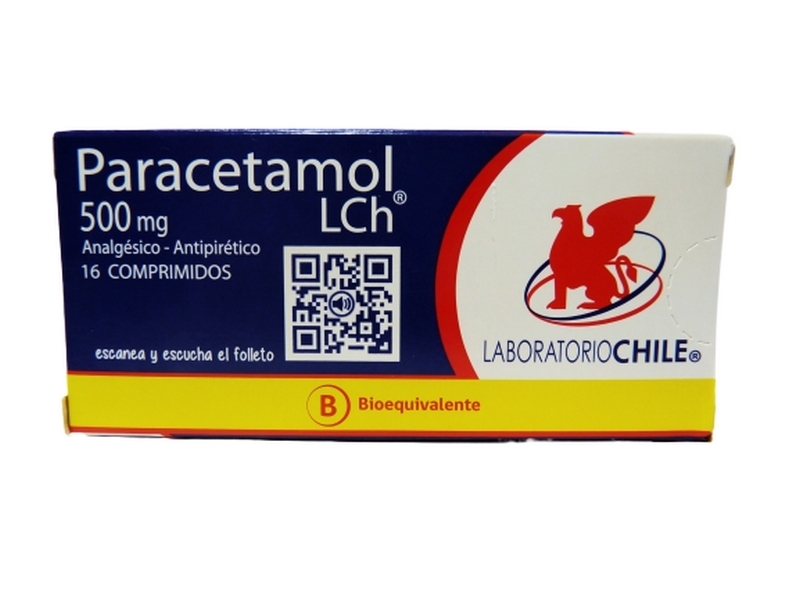 PARACETAMOL 500 MG X16 COMPRIMIDOS