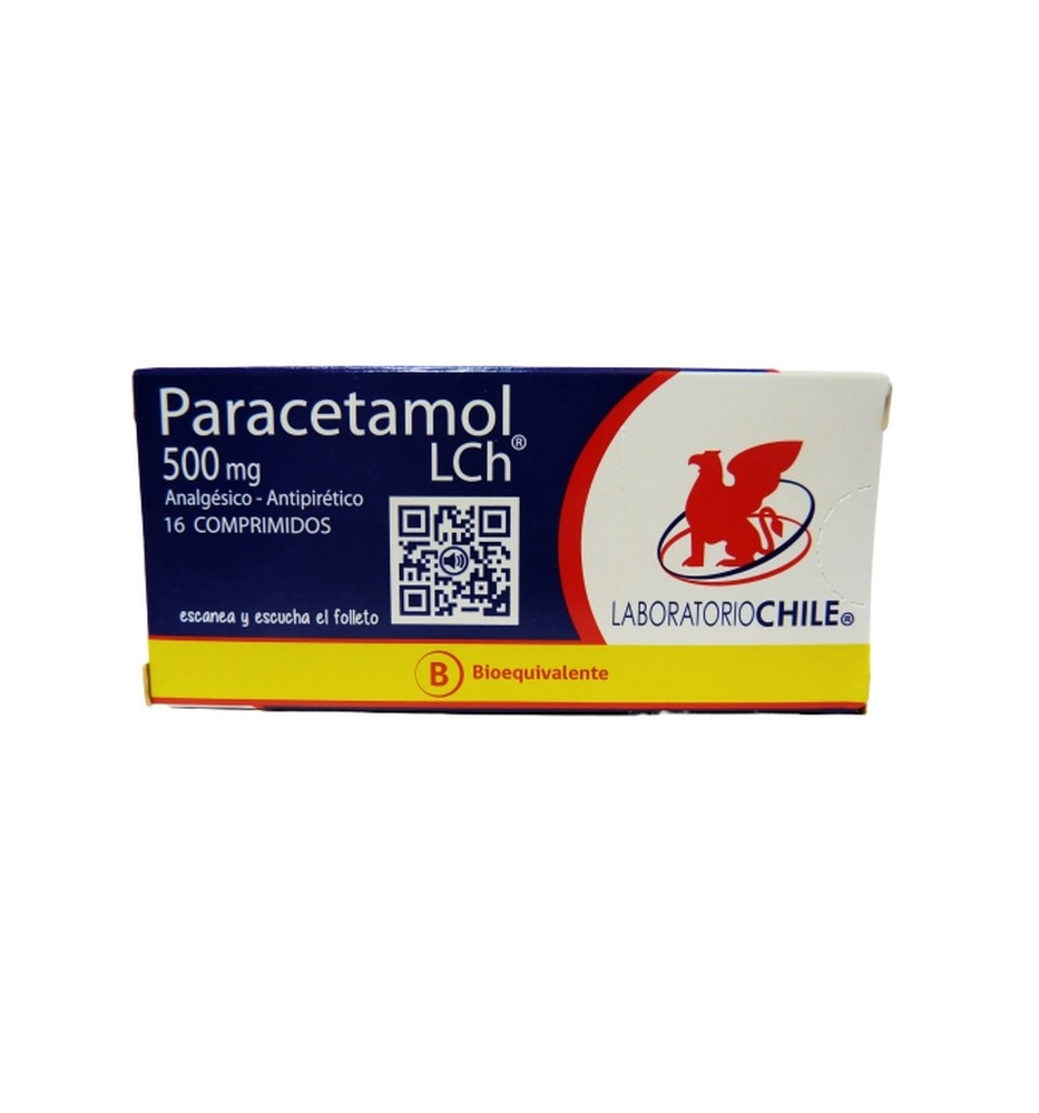 PARACETAMOL 500MG X16 COMPRIMIDOS