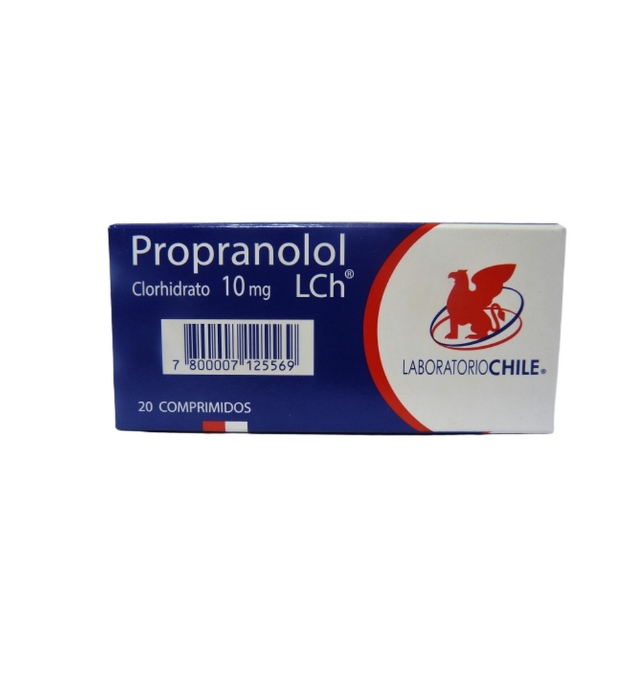 PROPRANOLOL 10 MG X20 COMPRIMIDOS PROPRANOLOL 10 MG X20 COMPRIMIDOS
