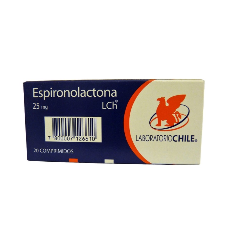 ESPIRONOLACTONA 25MG X20 COMPRIMIDOS ESPIRONOLACTONA 25MG X20 COMPRIMIDOS
