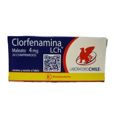 CLORFENAMINA 4MG X20 COMPRIMIDOS
