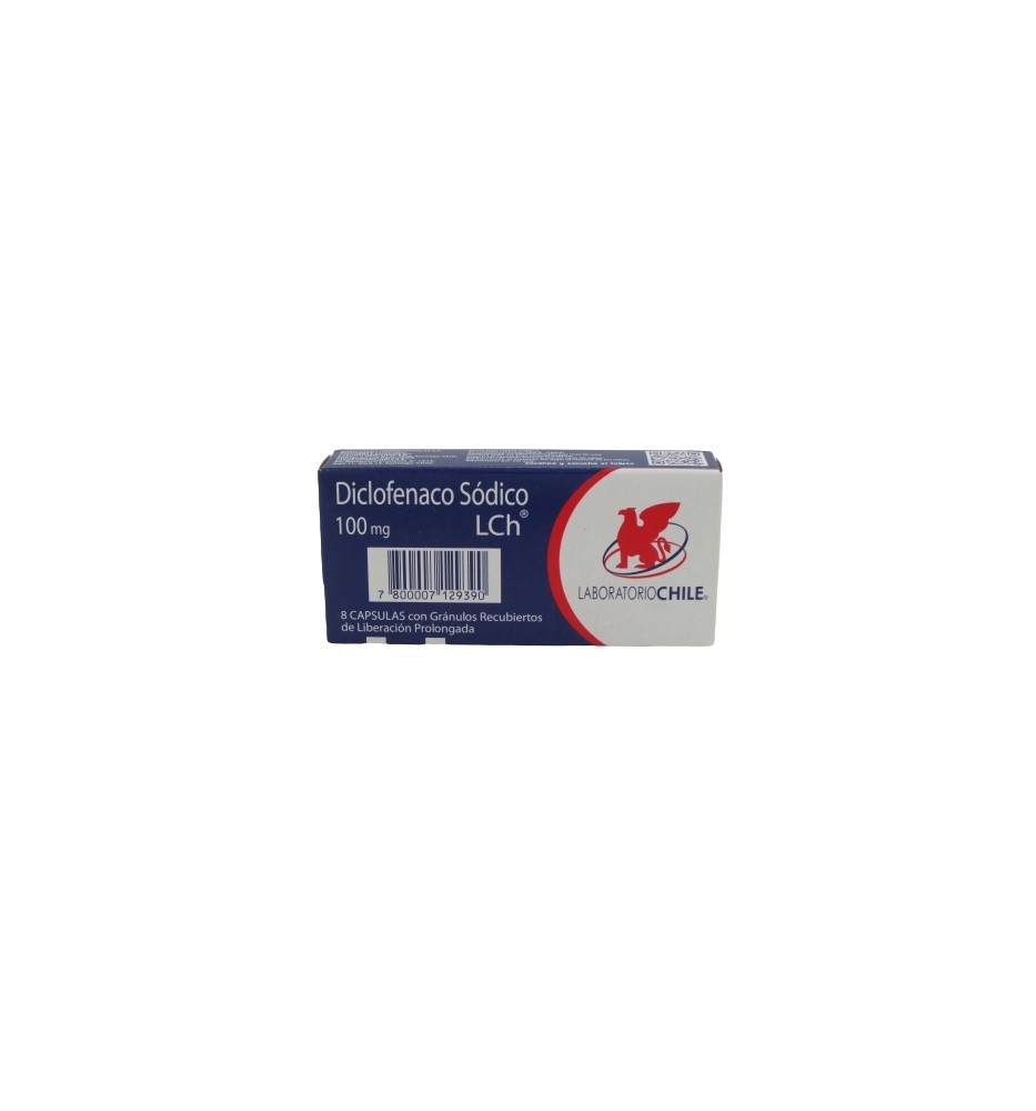 DICLOFENACO RETARD 100 MG X 8 CAPSULAS DICLOFENACO RETARD 100 MG X 8 CAPSULAS