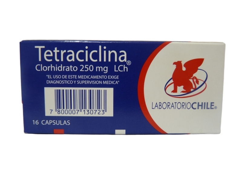 TETRACICLINA 250 MG X16 CAPSULAS