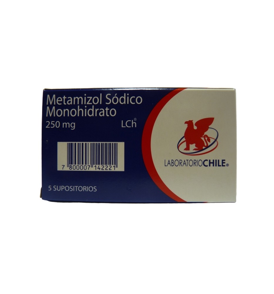 METAMIZOL SODICO 250 MG X 5 SUPOSITORIOS METAMIZOL SODICO 250 MG X 5 SUPOSITORIOS