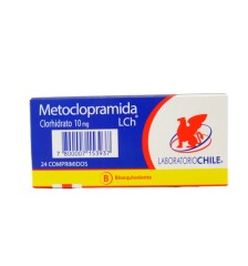 METOCLOPRAMIDA 10 MG X24 COMPRIMIDOS