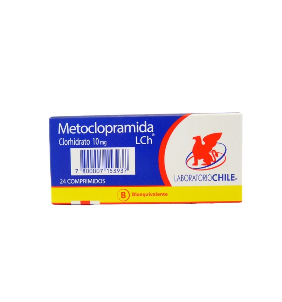 METOCLOPRAMIDA 10 MG X24 COMPRIMIDOS METOCLOPRAMIDA 10 MG X24 COMPRIMIDOS