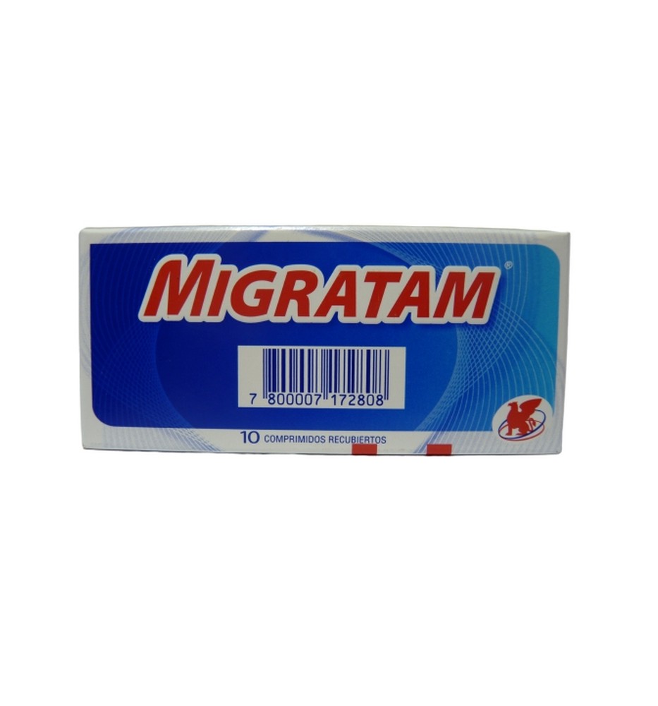MIGRATAM X10 COMPRIMIDOS RECUBIERTOS MIGRATAM X10 COMPRIMIDOS RECUBIERTOS