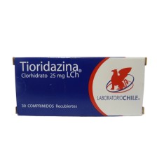 TIORIDAZINA 25 MG X30 COMPRIMIDOS RECUBIERTOS